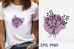 Boho flower SVG design | Floral SVG | Summer flower vector Product Image 1