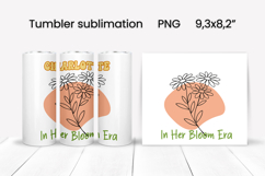 Boho flower tumbler | Add your name tumbler | Summer tumbler Product Image 1