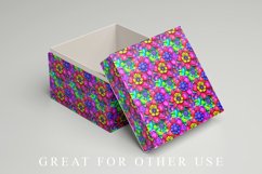 12 Variations Digital Paper Design Flower Pattern Background Product Image 5