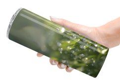 Bokeh Green Juicy Grass Tumbler Sublimation Wrap Product Image 2