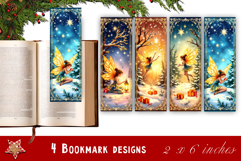 Winter Bookmarks PNG Printable | Christmas bookmarks Product Image 1