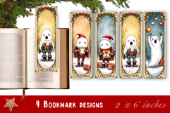 Winter Bookmarks PNG Printable | Christmas bookmarks Product Image 1