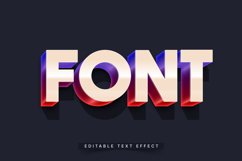 Editable Text Effect for Illustrator. Vector Graphic styles Product Image 1