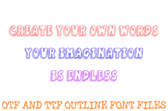 Bold 3D Bubble Font Doodle Lettering Comic Cartoon ABC OTF Product Image 3