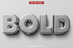 Bold 3D editable text effect Product Image 1