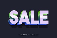 Editable Text Effect for Illustrator. Vector Graphic styles Product Image 1