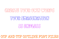 Bold Bubble Font Doodle Lettering Comic Cartoon ABC OTF Product Image 3