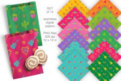 Bold Colors Fiesta Elements Seamless Patterned Papers Set