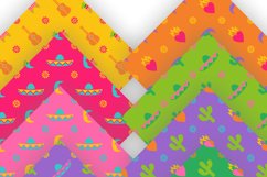 Bold Colors Fiesta Elements Seamless Patterned Papers Set