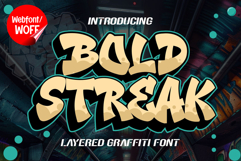 Bold Streak | Amazing Graffiti Webfont for Urban Street Idea Product Image 1