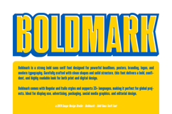 Boldmark - Bold Sans Serif Font Product Image 2