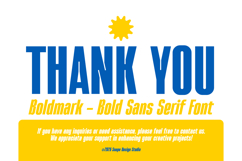 Boldmark - Bold Sans Serif Font Product Image 12