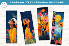 Bold Summer Bookmark , Printable Crafts, 4 PNG Product Image 1