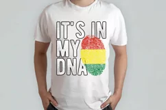 It's in my DNA Bolivia Flag Fingerprint PNG Sublimation Product Image 2