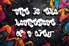 Bomber Marker | Wild Throw Up Graffiti Webfont Product Image 6