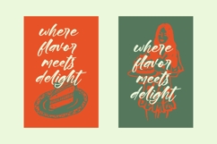 Bonats Restorty - Bold Brush Font Product Image 9