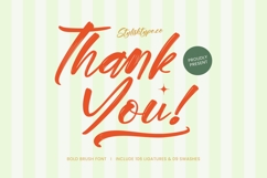 Bonats Restorty - Bold Brush Font Product Image 20