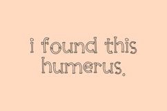 Bone Hollow Font Product Image 5