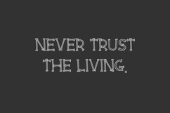 Bone Hollow Font Product Image 8