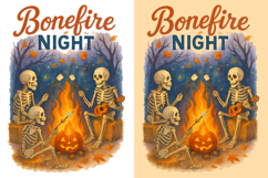 Fall-o-Ween Skeleton Fall and Halloween Bundle -12x Designs Product Image 13