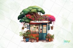Bonsai Shop Watercolor Sublimation Clipart Product Image 3