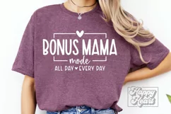 Bonus Mama Mode SVG - Stepmom Life - Mothers Day - Bonus Mom Product Image 1