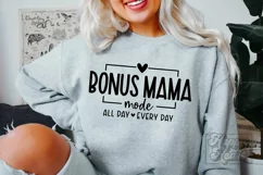 Bonus Mama Mode SVG - Stepmom Life - Mothers Day - Bonus Mom Product Image 3