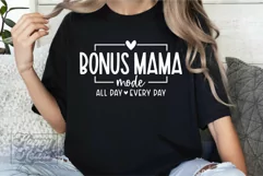 Bonus Mama Mode SVG - Stepmom Life - Mothers Day - Bonus Mom Product Image 4
