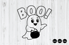 Boo SVG, Halloween Boo SVG, Halloween SVG Product Image 1
