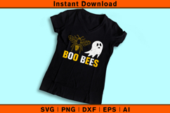 Boo Bees SVG | Funny Halloween Ghost &amp; Bee Cut File Product Image 3