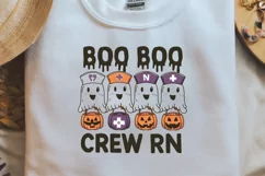 Boo Boo Crew RN nurse Halloween PNG, Product Image 2