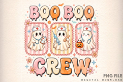 Boo Boo Crew Svg, Halloween Nurse Ghost Png Product Image 1
