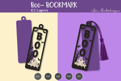Boo Bookmark Template Product Image 1