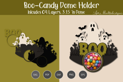 Boo candy dome SVG Product Image 1