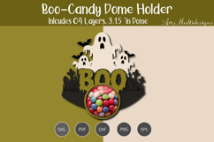 Boo candy dome SVG Product Image 2