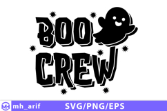 Boo Crew Halloween SVG PNG Design Product Image 1