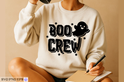 Boo Crew Halloween SVG PNG Design Product Image 4