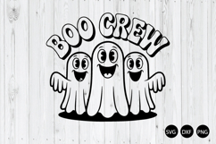 Boo Crew SVG, Halloween Boo Crew SVG, Ghost SVG Product Image 1