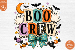 Boo Crew Halloween Sublimation Design Product Image 1