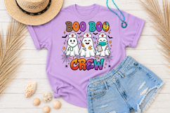 Boo Crew Halloween Sublimation, Nurse Ghost Trio Medical Product Image 3