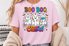 Boo Crew Halloween Sublimation, Nurse Ghost Trio Medical Product Image 4