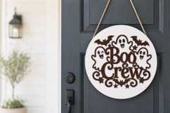 Boo Crew Halloween SVG Sign Product Image 2