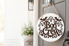 Boo Crew Halloween SVG Sign Product Image 3