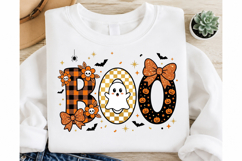 Boo Ghost bow sublimation PNG Product Image 2