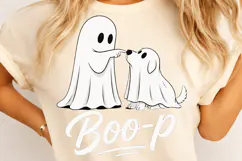 Boo Ghost Dog Halloween PNG, Funny Halloween PNG, Dog PNG Product Image 2