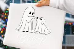 Boo Ghost Dog Halloween PNG, Funny Halloween PNG, Dog PNG Product Image 4