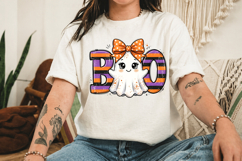 BOO Ghost Girl png, Halloween Sublimation Product Image 3