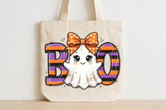 BOO Ghost Girl png, Halloween Sublimation Product Image 4