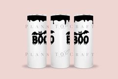 boo ghost halloween skinny tumbler sublimation wrap with high resolution and transparant background are for 20oz and 30oz skinny tumbler