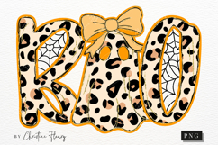 Leopard Print Boo Ghost PNG - 3 Color Variations Product Image 2